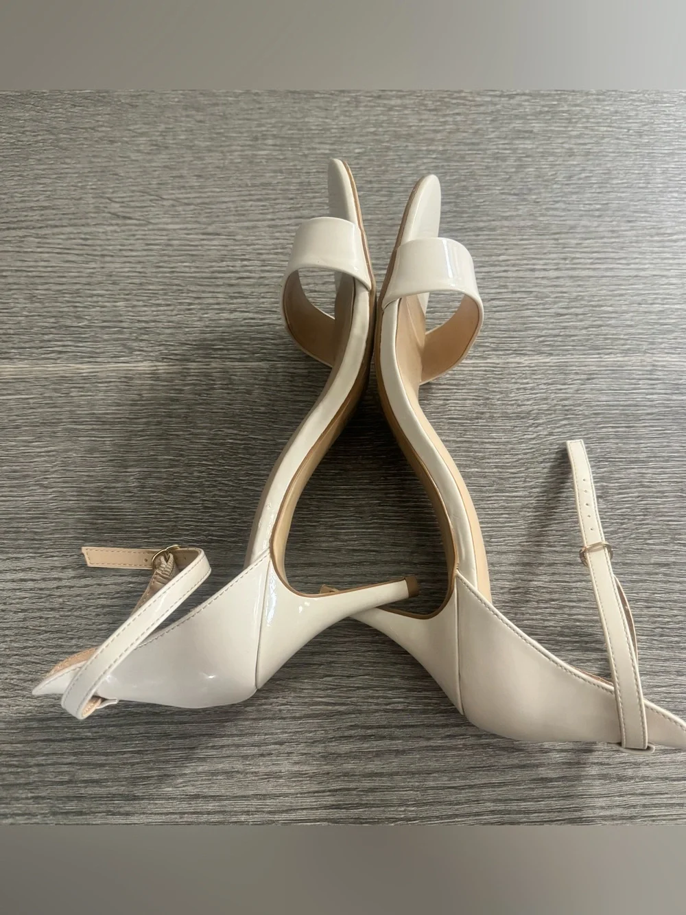 Kelly & Katie Nadia Strappy Sandals heels US 9.5 UK 7.5 Cream
